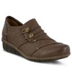 Spring Step Hannah Women's Water-resistant Wedge Shoes, Size: 36, Dark Beige