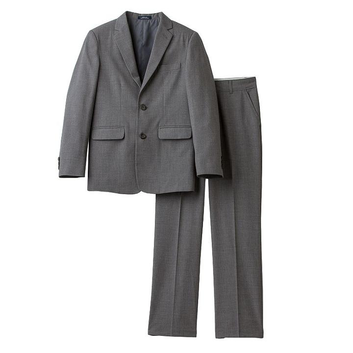 Chaps 2-piece Basic Suit - Boys 8-20, Boy's, Size: 10, Med Grey