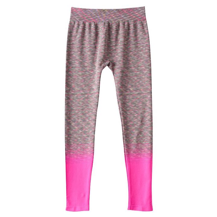 Girls 7-16 So&reg; Space-dyed Seamless Leggings, Size: Medium, Dark Pink