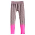 Girls 7-16 So&reg; Space-dyed Seamless Leggings, Size: Medium, Dark Pink