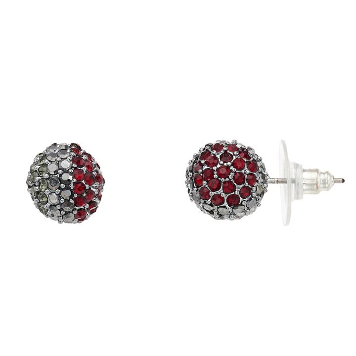 Simply Vera Vera Wang Red Simulated Crystal Fireball Stud Earrings, Women's