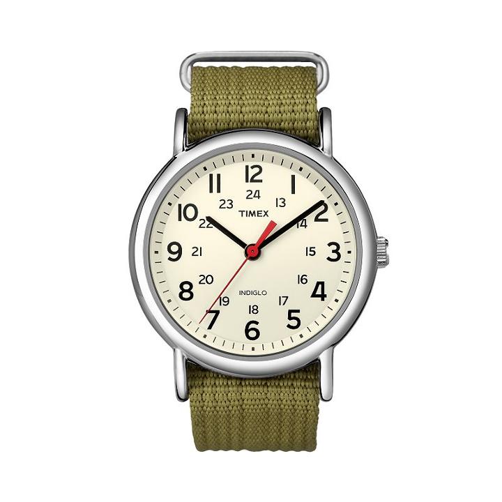 Timex Unisex Weekender Watch - T2n651ky, Size: Medium, Green