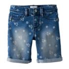 Girls 4-12 Sonoma Goods For Life&trade; Bermuda Jean Shorts, Girl's, Size: 4, Med Blue