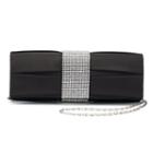 Gunne Sax By Jessica Mcclintock Katina Satin Barrel Clutch, Women's, Black