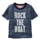 Boys 4-12 Oshkosh B'gosh&reg; Glow-in-the-dark Rock The Boat Graphic Tee, Size: 10, Blue (wash)