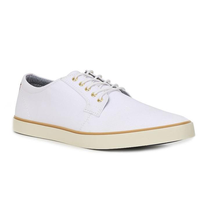 Izod Saxon Men's Oxford Sneakers, Size: Medium (7.5), White