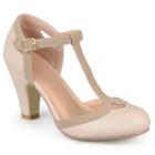 Journee Collection Olina Women's Mary Jane Heels, Girl's, Size: Medium (11), White
