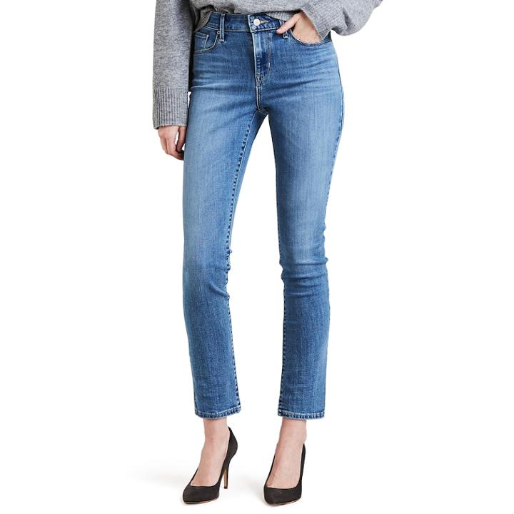 Women's Levi's&reg; Classic Mid Rise Skinny Jeans, Size: 33(us 16)m, Med Blue