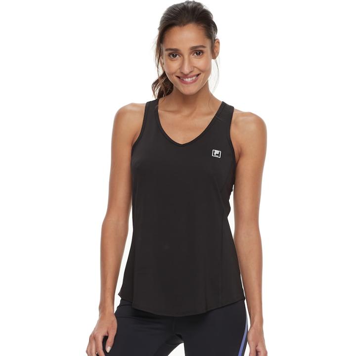 Women's Fila Sport&reg; Upf Racerback Workout Tank, Size: Small, Black