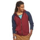 Men's Tony Hawk Colorblock Fleece, Size: Large, Red
