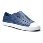 Men's Perforated Slip-on Shoes, Size: Medium, Blue (navy)
