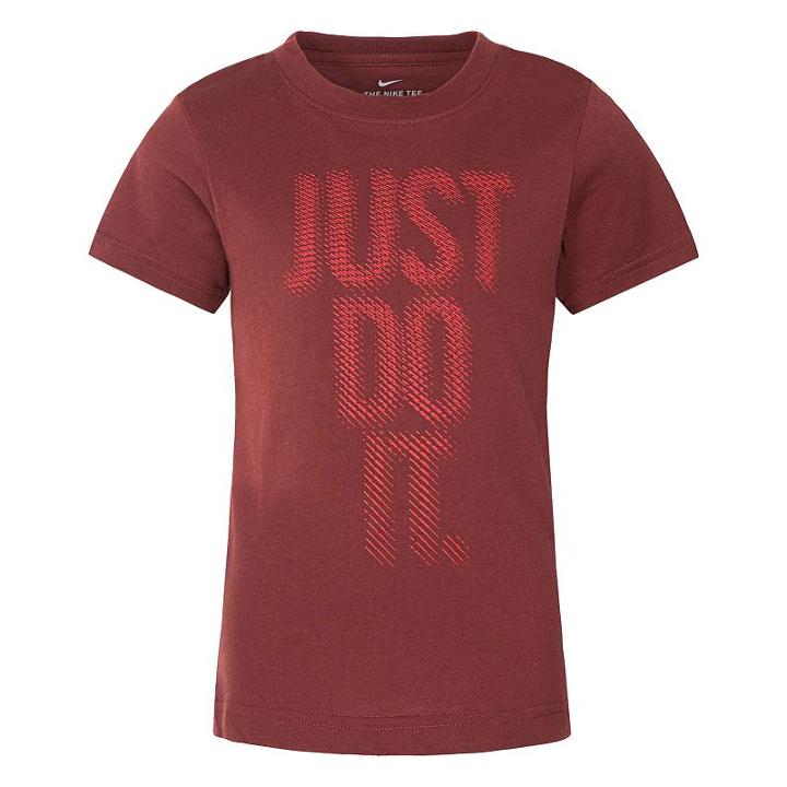 Boys 4-7 Nike Lenticular Just Do It Tee, Size: 5, Dark Red