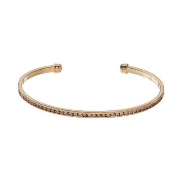 City Rox Cubic Zirconia Cuff Bracelet, Women's, Yellow
