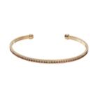 City Rox Cubic Zirconia Cuff Bracelet, Women's, Yellow