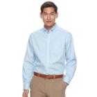 Men's Croft & Barrow&reg; Classic-fit Easy-care Button-down Shirt, Size: Large, Med Blue