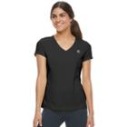 Women's Fila Sport&reg; Essential V-neck Short Sleeve Tee, Size: Xs, Black
