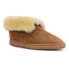 Lamo Doubleface Women's Slipper Boots, Size: 8, Beig/green (beig/khaki)