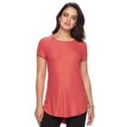 Women's Apt. 9&reg; High-low Tunic, Size: Medium, Med Orange