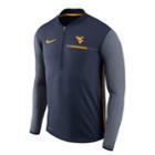 Men's Nike West Virginia Mountaineers Coach Pullover, Size: Small, Blue (navy)
