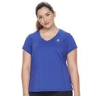 Plus Size Fila Sport&reg; Basic Racer Tee, Women's, Size: 2xl, Blue (navy)