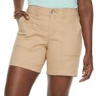 Women's Lee Kinsey Twill Shorts, Size: 12 Avg/reg, Med Brown