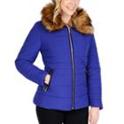 Plus Size Excelled Puffer Jacket, Women's, Size: 2xl, Purple