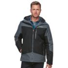 Men's Columbia Winter Slope Colorblock Thermal Coil Insulated Jacket, Size: Xxl, Grey (charcoal)