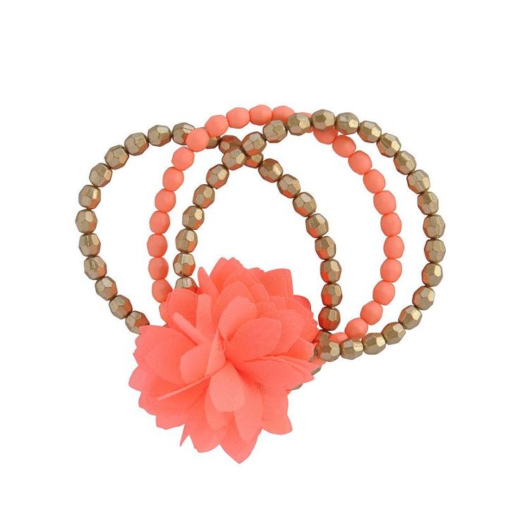 Toddler Girl Carter's 3-pk. Floral Beaded Bracelet Set, Ovrfl Oth