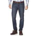 Men's Chaps 5-pocket Slim Straight-fit Jeans, Size: 34x32, Blue