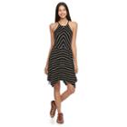 Juniors' Love, Fire Handkerchief-hem Halter Dress, Girl's, Size: Large, Black