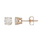 14k Gold 1 Carat T.w. Diamond Stud Earrings, Women's, White