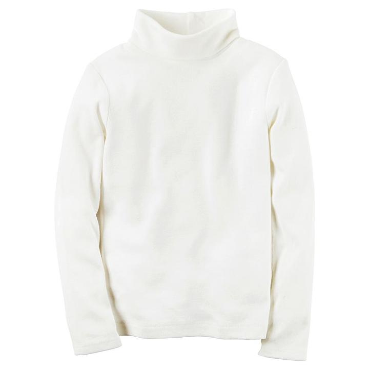 Girls 4-8 Carter's Mockneck Tee, Size: 5, White