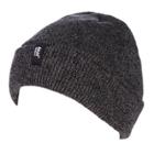 Men's Heat Holders Ribbed Knit Cuffed Beanie, Grey (charcoal)