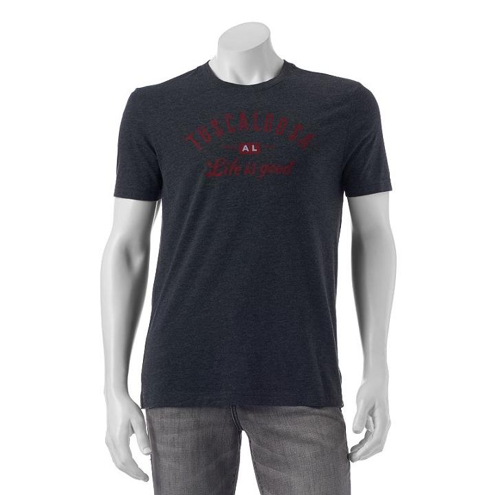 Men's Life Is Good Tuscaloosa Tee, Size: Xxl, Oxford
