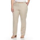 Plus Size Croft & Barrow&reg; Tapered Chino Pants, Women's, Size: 24 W, Lt Beige
