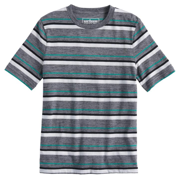 Boys 8-20 Urban Pipeline Short Sleeve Crew Tee, Size: Large, Med Grey