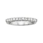 Forever Brilliant Round-cut Lab-created Moissanite Engagement Ring In 14k White Gold (2/7 Ct. T.w.), Women's, Size: 9