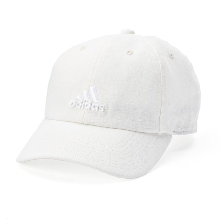 Women's Adidas White Saturday Baseball Cap