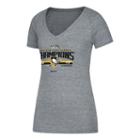 Women's Reebok Pittsburgh Penguins 2017 Conference Champions Locker Room Tee, Size: Small, Grey