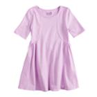 Girls 4-10 Jumping Beans&reg; Glitter Princess Seam Dress, Size: 7, Lt Purple