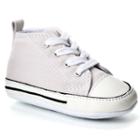Baby Converse First Star Crib Shoes, Kids Unisex, Size: 4 Baby, White