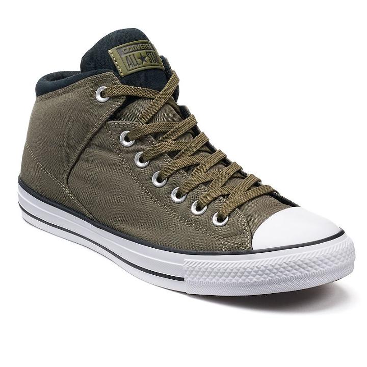 Men's Converse Chuck Taylor All Star High Street Cordura Sneakers, Size: 9, Green Oth