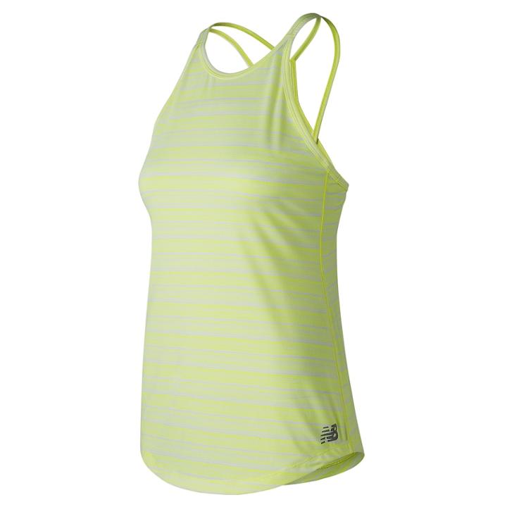 Women's New Balance Transform Luxe Strappy Tank, Size: Large, Lt Yellow