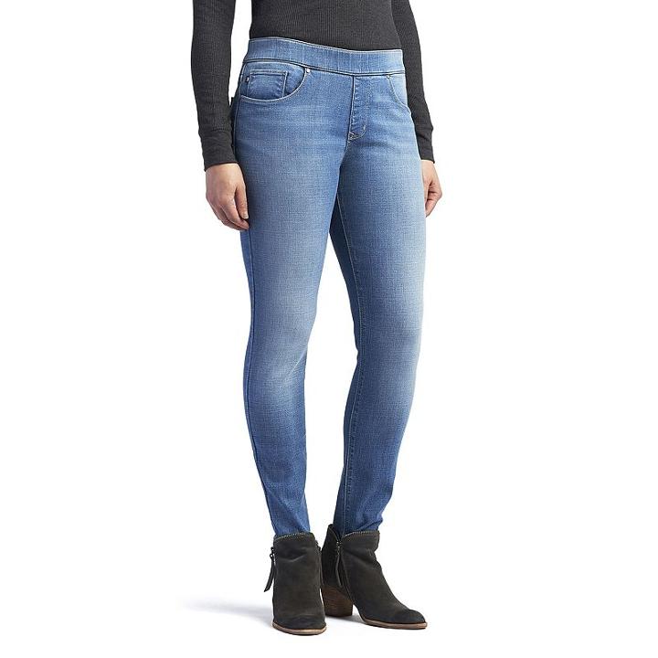Women's Lee Harmony Modern Fit Dream Jean Jeggings, Size: 8 - Regular, Dark Blue