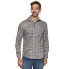 Men's Apt. 9&reg; Stretch No-iron Woven Button-down Shirt, Size: Xl, Drk Purple