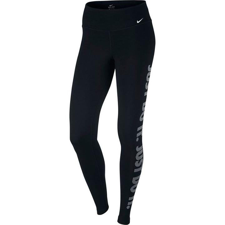 Women's Nike Dry Training Just Do It Tights, Size: Xl, Grey (charcoal)