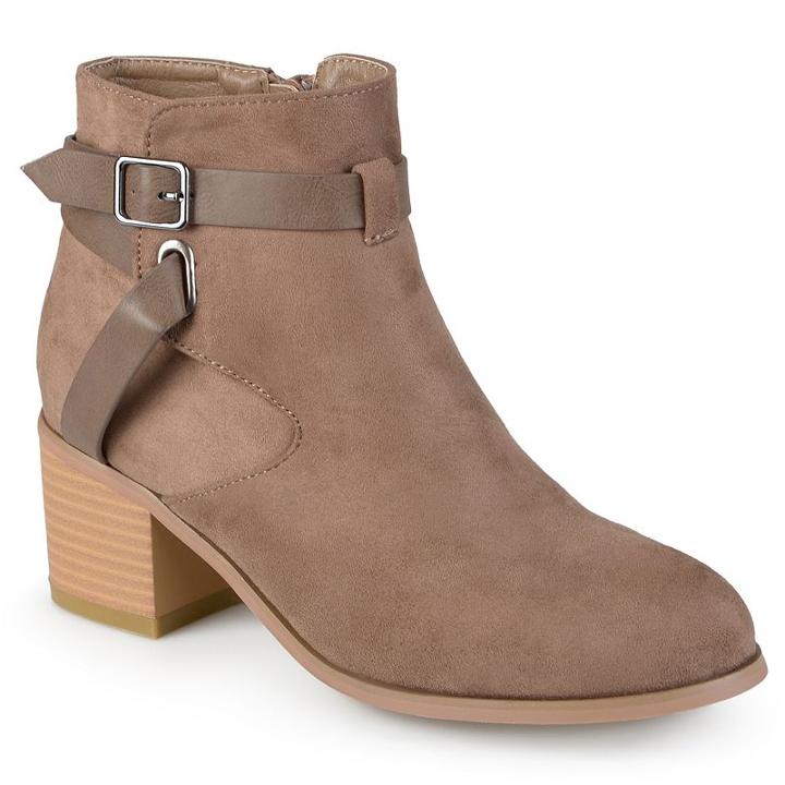 Journee Collection Mara Women's Ankle Boots, Girl's, Size: 11, Brown