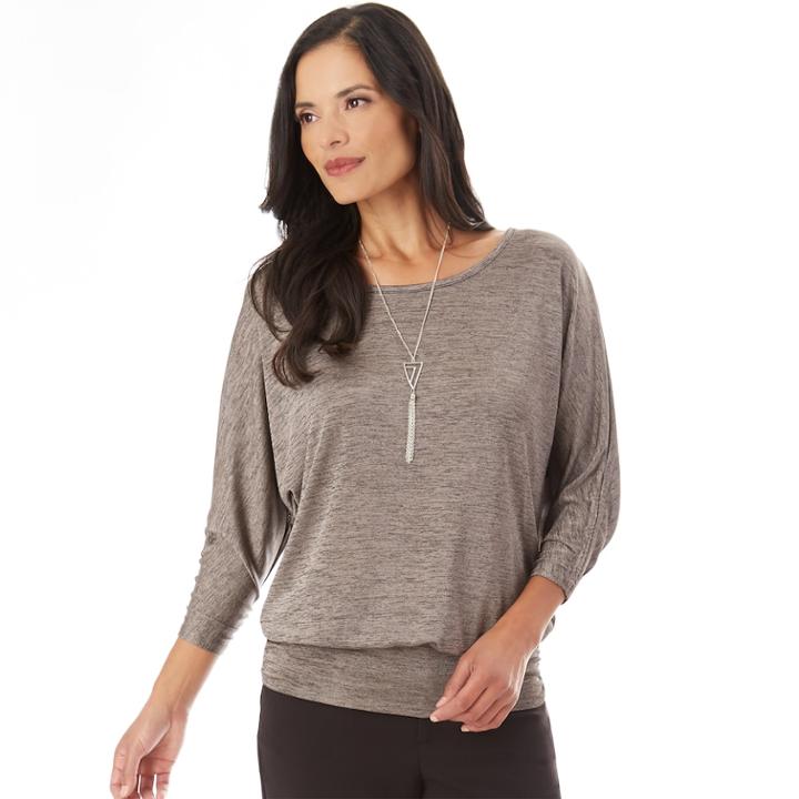 Women's Apt. 9&reg; Banded Bottom Top, Size: Medium, White