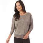 Women's Apt. 9&reg; Banded Bottom Top, Size: Medium, White
