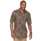 Big & Tall Batik Bay Classic-fit Tropical Button-down Shirt, Men's, Size: 3xl Tall, Beige Oth